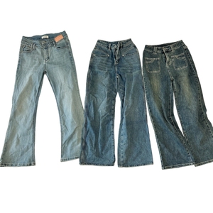 <span class=keywords><strong>Vente</strong></span> directe d'usine, jeans larges pour femmes, styles de mode mixtes d'occasion, <span class=keywords><strong>vente</strong></span> en gros en vrac pour la revente - Product Image 1