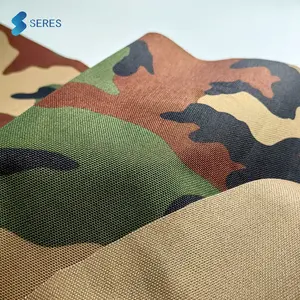 1000D Cordura Nylon tissu camouflage imprimé polyester nylon oxford tissu avec revêtement en PU pour vêtements de travail sac chaussures tente