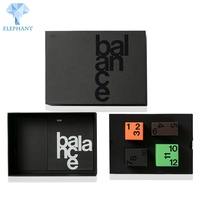 Caja de Papel Negra Personalizada con Logotipo para Empaque Misterioso