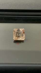 Produit en vrac de qualité superfine fait à la main couleur jaune de pierre précieuse de morganite naturelle avec une coupe de coussin carrée parfaite - Product Image 3