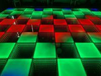 Miroir infini 3D, 30x50cm, à led, portable, pour piste de danse, événements de mariage