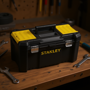 Caja de herramientas Stanley de 18 pulgadas con bisagras metálicas y compartimentos de almacenamiento - Product Image 3