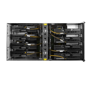 Servidor de IA con 8 GPU PCIe 5.0 GeForce RTX 5090 de 32GB, 8U Rack, para Inteligencia Artificial, 6434H Barebone, Integrado - Product Image 3