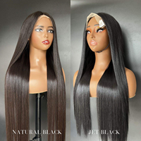 Perruques vietnamiennes lisses comme des baguettes, 100% cheveux humains, fournisseurs SDD, super double trame, cheveux bruts, prêtes à porter, pré-coupées, perruques en dentelle sans colle HD