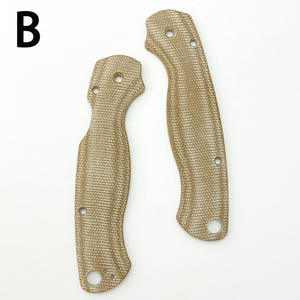 Custom Micarta Handgrepen Voor Spy-Derco Paramilitaire 2 Spin C81 Mes Handvat Patch - Product Image 6