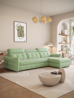 Modernes kompaktes 3-Personen-Schlafsofa mit Stauraum, ausklappbar, Großhandel, Sofa, Wohnzimmermöbel