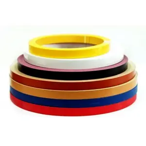 Plastic Extrusion Solid and Wood Grain Edge Banding Tape for Cupboard