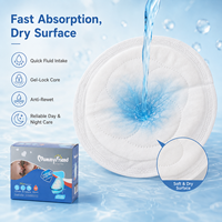 MummyFriend Disposable Three-Dimensional Absorbent Breathable Breast Pads Hot-air Non-Woven Fabric SAP Wood Pulp Maternity 24