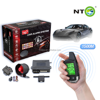 Sistema de Alarma para Auto NTO Bidireccional con Control Remoto LCD, Alcance de 500-1000m, Frecuencia de 433.92MHz, Control del Motor, Protección Contra Robo