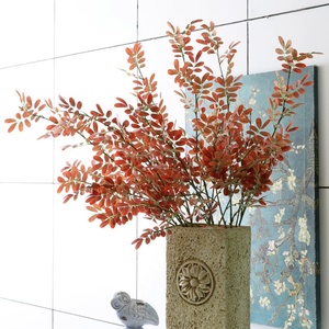 Feuillage de glycine hautement réaliste, branche d'arbre verte, feuille de pistache aromatique <span class=keywords><strong>pour</strong></span> décoration intérieure, arrangement floral, ornement de fenêtre - Product Image 1