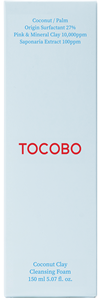 TOCOBO-Mousse nettoyante pour les pores en argile de noix de coco, équilibre de nettoyage, contrôle de l'huile, réduction des points noirs pour les peaux mixtes coréennes - Product Image 4