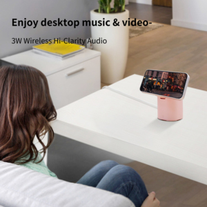 ที่ชาร์จอัจฉริยะแบบ3-in-1สำหรับ iPhone 12/13/14 15W แท่นชาร์จโทรศัพท์แบบแม่เหล็กและลำโพงบลูทูธ TWS แบบพกพา - Product Image 3