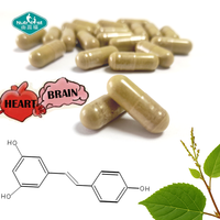Complément de longévité au resvératrol Nutrifirst OEM sous marque privée – Capsules de trans-resvératrol et extrait de feuille d'olivier
