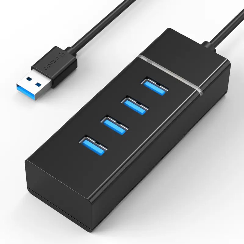 Pix-liên kết 4 trong 1 cổng máy tính để bàn Hub Splitter tốc độ cao PC USB3.0 4 cổng adapter sạc 4-Port Docking Station 2.0 3.0 USB HUB trong bàn