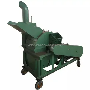 Pine mixed wood poplar charcoal crusher machine with cyclone wood sawdust log making machine wood crusher hammer mil