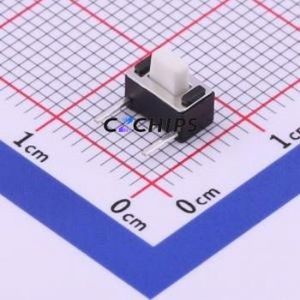 TC-1101DE-C-E Tactile Switch Through hole Component THT Switch Single Pole Single Throw Rectangle Button 2.6N Right Angle Insert - Product Image 1