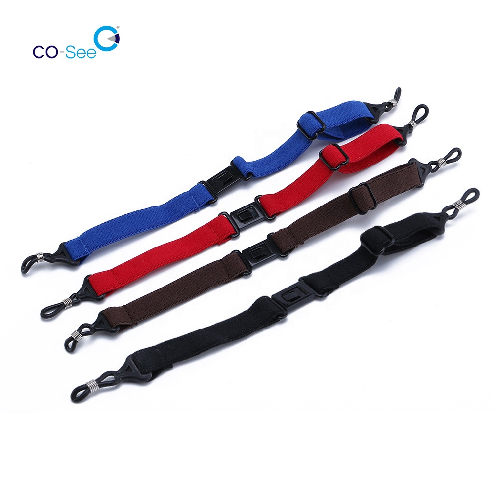 Adjustable Elastic Sports Eyeglasses Strap Holder Anti-Slippery Glasses Cord Retainer