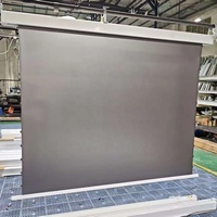 Écran de projection 4K personnalisé TELON pour cinéma maison écran de projection de tension à languette motorisée encastrée au plafond