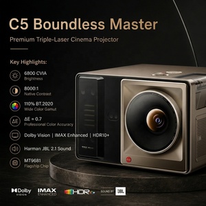 Proyector Láser Tricolor Hisense Boundless C5 Master 6800 CVIA, Contraste Nativo 8000:1, Sonido <span class=keywords><strong>JBL</strong></span>, Almacenamiento de 1 TB, Proyección Inteligente - Product Image 1