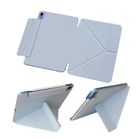 Étui de protection anti-flexion polyvalent pour iPad 7 A2197/A2198/A2200/A2199, support pliable de type Y à fermeture magnétique double face