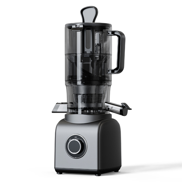 Extra Large Feed Chute 300W Electric Slow Masticating Juicer Machine Hands Free Cold Press Juicer for Whole Fruit Vegetables