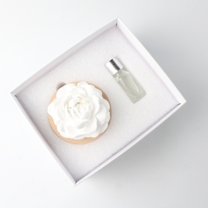 Ambientador de Aroma a Base de Madera para Decoración del Hogar, Difusor de Aceite Esencial con Fragancia de Flor de Porcelana de Cerámica Perfumada - Product Image 4