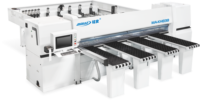 Scie à panneaux CNC MA-KH838 3800 mm robuste à chargement frontal avec table à rainures pneumatiques pour MDF et contreplaqué