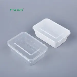 Buy Wholesale China 750ml Disposable Round Takeaway Lunch Boxes Plastic Container  Food Packaging Bento Box & Disposable Plastic Food Container at USD 0.08