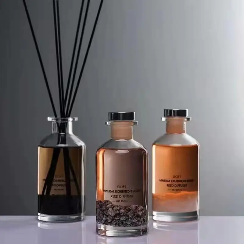 Hoge Kwaliteit Lege 100Ml 200Ml 300Ml Glazen Reed Diffuser Fles Aroma Luchtverfrisser Glazen Parfumflesjes Voor aroma Olie