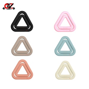 CZFIT Newly Upgraded Silicone Home Gym Fitness for Women Power Pilates Yoga Ring 7Lb 10Lb Color Triangle <b>Dumbbells</b> <b>Weight</b> Ring - Product Image 1