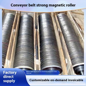 Mạnh mẽ 15000 gauss tách từ trống băng tải vành đai sắt loại bỏ và thiết bị hấp thụ với cao magnetics con lăn - Product Image 2