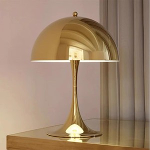 Lámpara de Mesa con Forma de Hongo, E27 LED, Cuidado de la Vista, para Sala de Estar, Dormitorio, Estilo Nórdico Minimalista, Lámpara de Escritorio - Product Image 4
