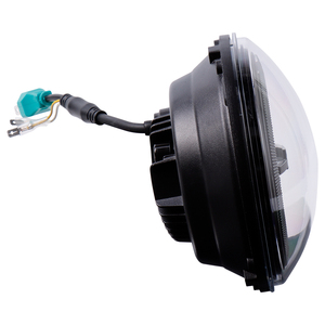 Phare avant automatique avec feux de jour et clignotants, ensemble de phares LED ronds de 7 pouces pour camion, pick-up, Land Rover, <span class=keywords><strong>Toyota</strong></span>, Chevy, Jeep - Product Image 3