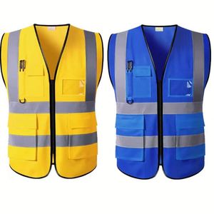 Chaleco de Seguridad Reflectante Personalizado de Alta Visibilidad, Elástico, para Correr al Aire Libre y Construcción - Product Image 1