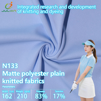 Tissu de sport élastique pour filles et hommes, tissu jersey de yoga et de golf en polyester et élasthanne extensible dans les quatre sens, de haute qualité