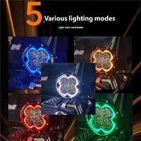 Phare LED tout-terrain 5 pouces IP67, projecteur combiné spot et flood, super lumineux, pour Wrangler, Bronco, Tank300, Jeep 4x4, SUV
