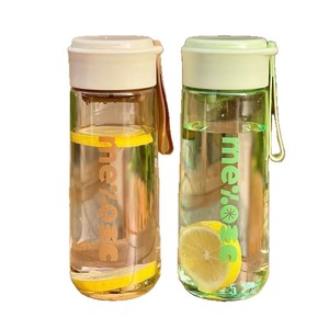 Meioi3c Plastic Water <b>Bottle</b> 600ml With Tea Infuser Portable For Travel - Product Image 5