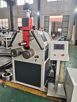 Machine de pliage de tôles en aluminium, acier inoxydable et acier au carbone à 3 rouleaux automatique CNC, moteur servo hydraulique