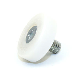 Fournisseur direct d'usine, roulettes modernes en acier, nylon, POM, plastique, vente en gros, roulettes pour tiroirs, portes coulissantes, fenêtres - DR22 pour utilisation en cuisine - Product Image 1