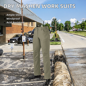 Combinaisons de travail de soins de santé pour hommes sec Mashen Top Buckle High Visibility Cotton Oxford Hip Hop Lâche Imprimé Plus grande taille Kanjipuram - Product Image 2