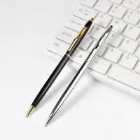 Özel ince tükenmez kalem imalat renkli Metal Boligrafo ucuz promosyon iş hediye tükenmez kalem özel Logo