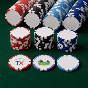 Jetons de poker en <span class=keywords><strong>plastique</strong></span> personnalisables de 11,5 g, ABS, logo personnalisé, jeu de société professionnel, vente en gros, 40 mm, poids lourd, qualité supérieure - Product Image 3
