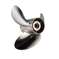 Hélice marine Yamaha 14x21 en acier inoxydable à 3 pales pour moteur hors-bord 60HP 70HP 90HP 115HP 140HP