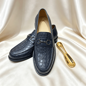 <span class=keywords><strong>Mocasines</strong></span> de lujo para hombre con estampado de cocodrilo y broche de caballo, zapatos formales de cuero, <span class=keywords><strong>mocasines</strong></span> transpirables para hombre - Product Image 2