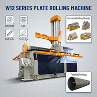 Machine à cintrer les plaques à quatre rouleaux W12CNC 20x3000, épaisseur 20 mm, 3000 mm, acier au carbone et inoxydable