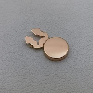 Boutons de manchette pour chemises, style tige, décorés de strass, en caoutchouc de silicone floral, avec bouton de démarrage à pression, pour femmes - Product Image 4