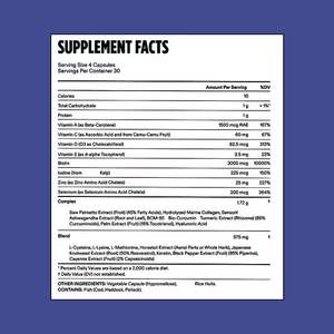 Cápsulas para el crecimiento del cabello de gran venta, suplementos para el crecimiento del cabello, cápsulas de biotina fortalecedoras nutracéuticas para el crecimiento del cabello - Product Image 2