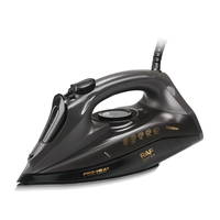 Fer à repasser domestique RAF R.91156 1000W avec semelle en aluminium, réservoir d'eau de 280 ml, auto-nettoyant, anti-goutte, CE GS pour le repassage quotidien