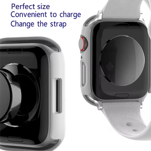 Coque de <span class=keywords><strong>protection</strong></span> pour montre connectée en or rose, multi-couleurs, compatible avec Iwatch Série 6 <span class=keywords><strong>7</strong></span> 41 <span class=keywords><strong>mm</strong></span> <span class=keywords><strong>45</strong></span> <span class=keywords><strong>mm</strong></span> - Product Image 4