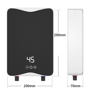 <span class=keywords><strong>Calentador</strong></span> de Agua Eléctrico Instantáneo, 3500W, Control Táctil, Pantalla LED, Calentamiento Rápido, para Baño y Hotel - Product Image 6